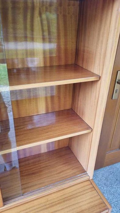 Kredens Komoda Violetta Highboard Witryna Biblioteczka Design PRL