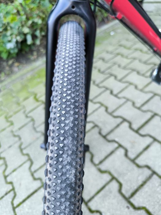 Rower Romet Aspre 1 gravel czarno czerwony Gliwice