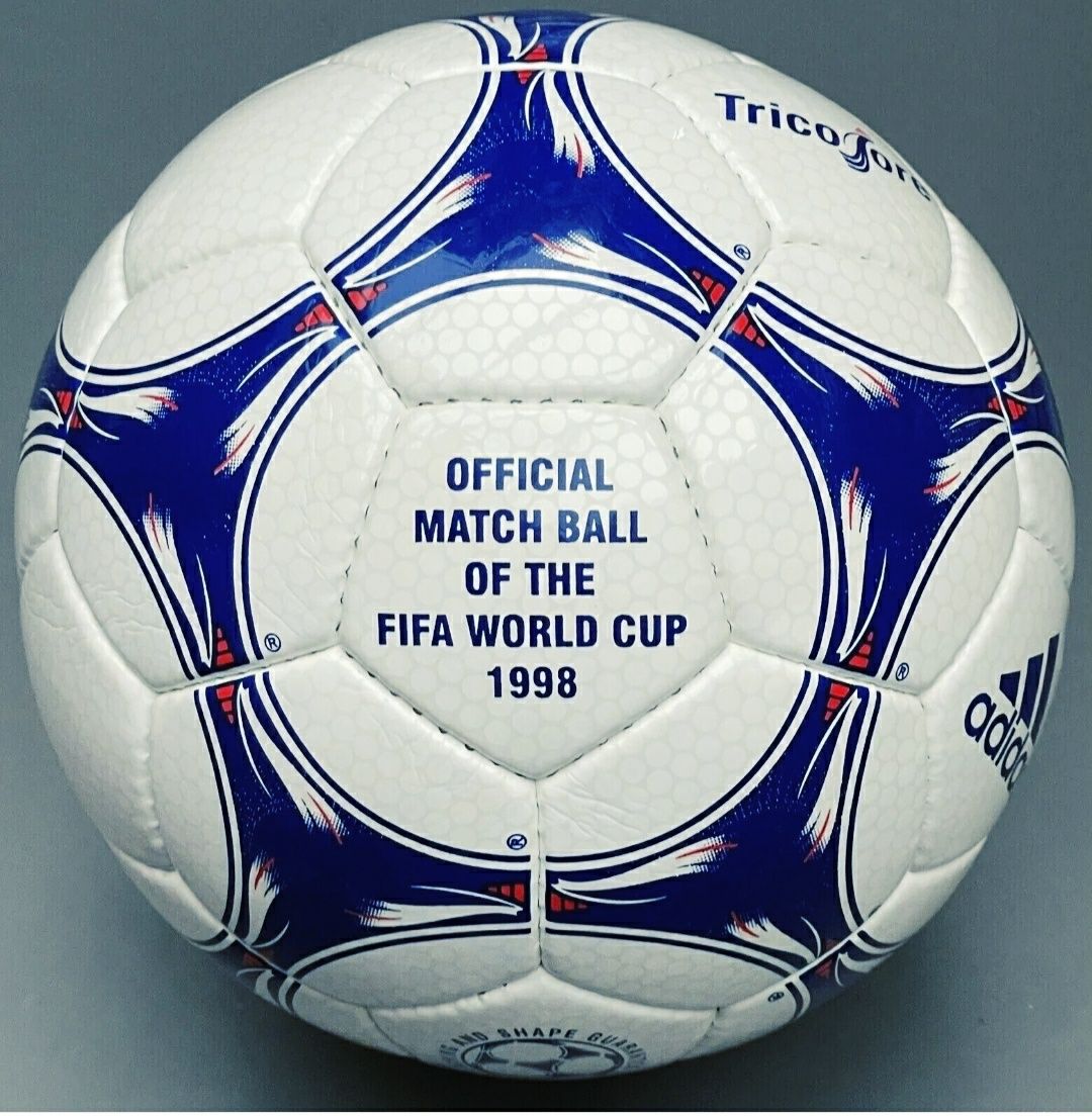Adidas tricolore 1998 piłka nożna mistrzostw świata rozmiar 5