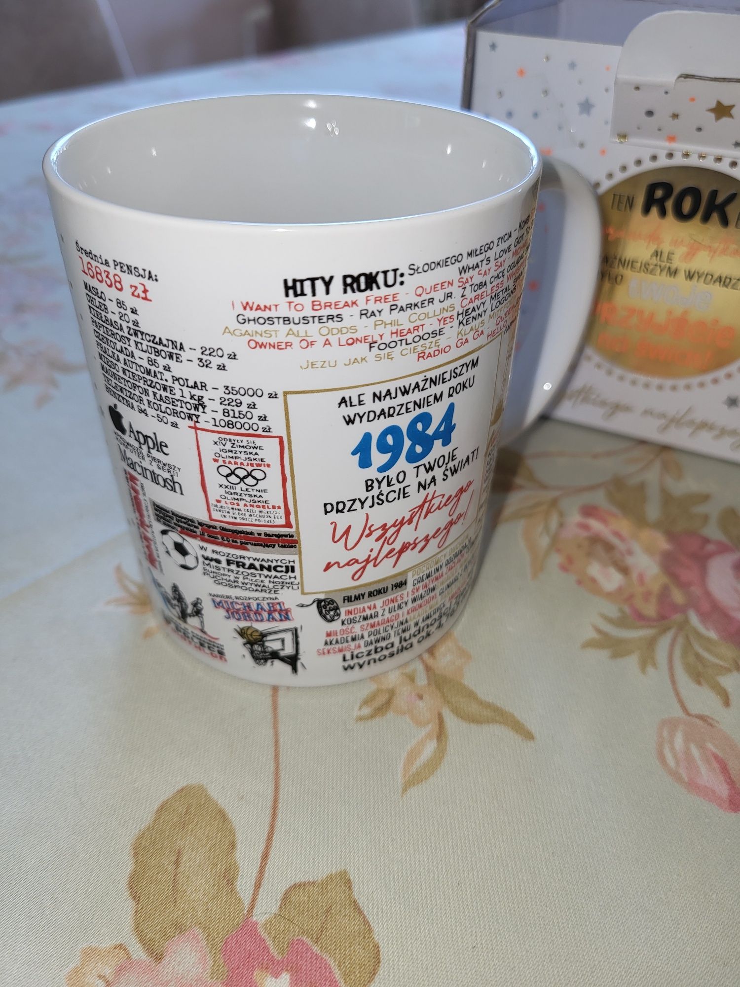 Kubek 40 urodziny