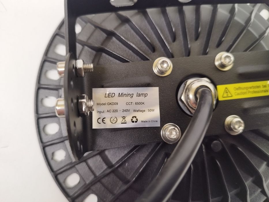 Lampa przemysłowa warsztatowa LED ufo 50W 6500K