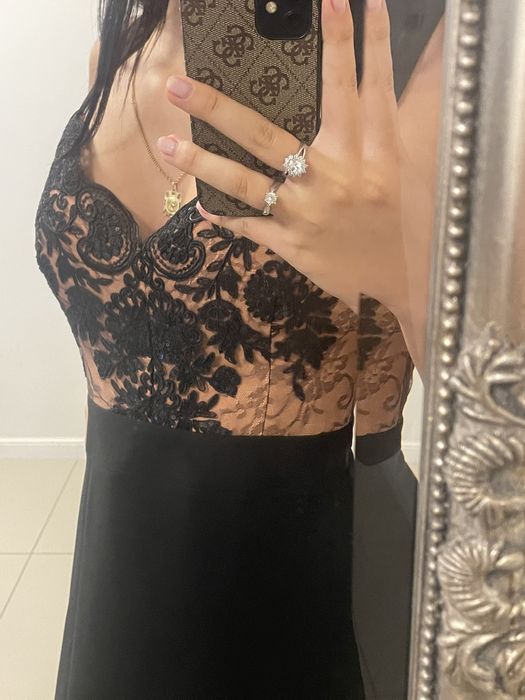 Sukienka Inubia czarna 36 nowa z metką Emo studniówka