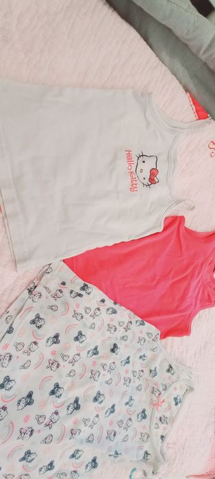 Zestaw hm koszulka hello Kitty zestaw 104 110