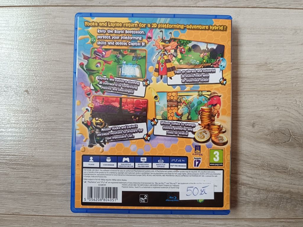 Gra PS4 - Yooka-Laylee and The Impossible Lair