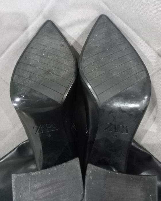 Ботильоны кожаные