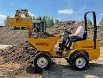 Günstig D910 wozidło budowlane  Wozidło budowlane Gunstig D910 3 stronne udźwig 1000 kg silnik Yanmar