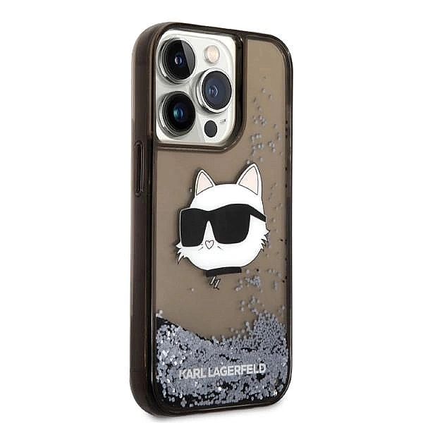 Etui Karl Lagerfeld Glitter Choupette Head na iPhone 14 Pro Max - czar