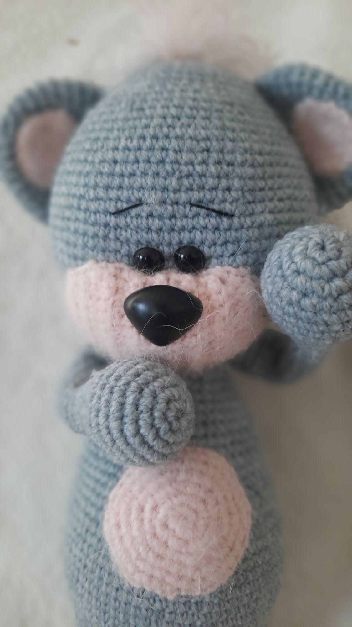 Miś robiony na szydełku amigurumi