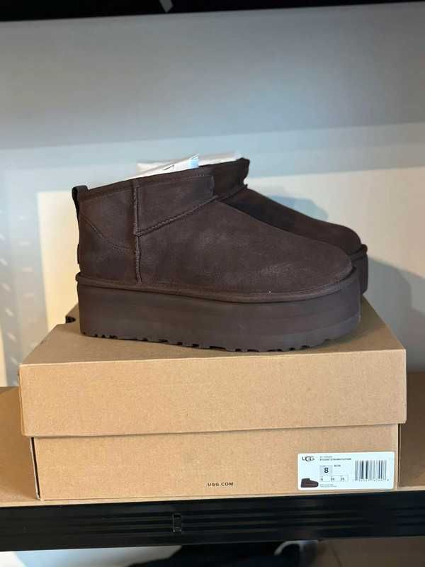 UGG Ultra Mini Platform Burnt Cedar Brown 39 Nowe