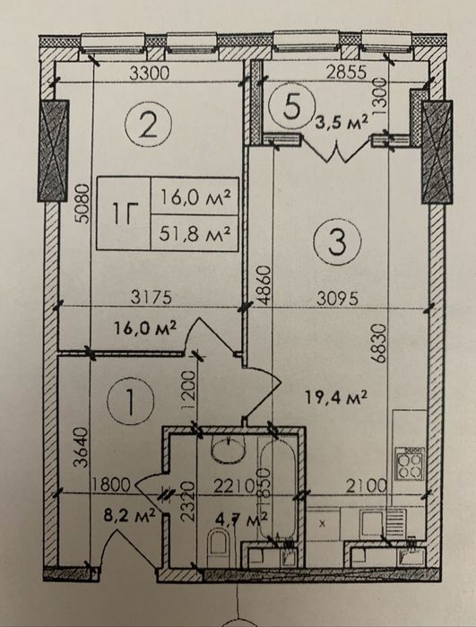 Продам 1к квартиру в ЖК Манхеттен