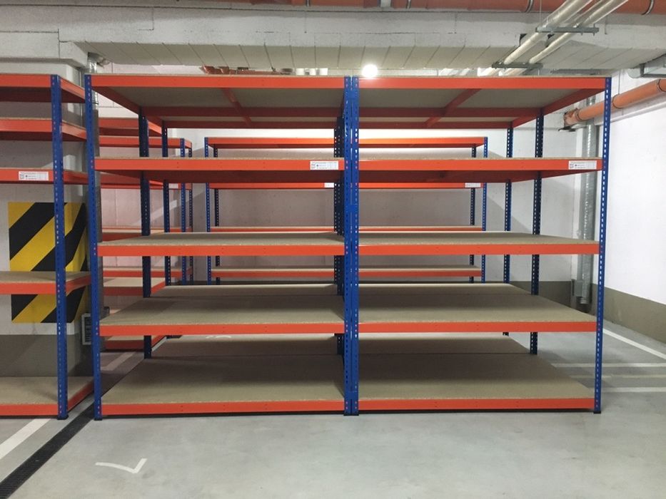 Regały magazynowe półkowe metalowe sklepowe garażowe warsztatowe