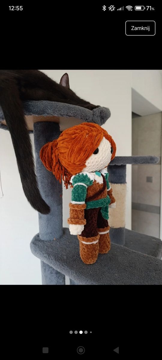 Triss merigold Witcher wiedźmin pluszak maskotka