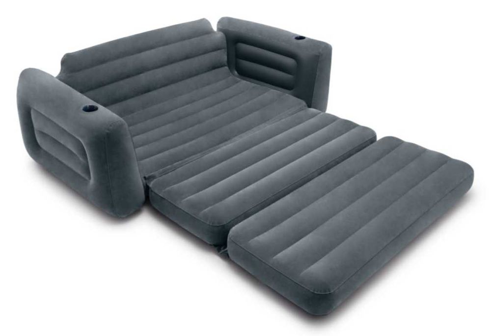 Sofa dmuchana rozkładana 2w1 INTEX 66552NP – łóżko i materac w jednym