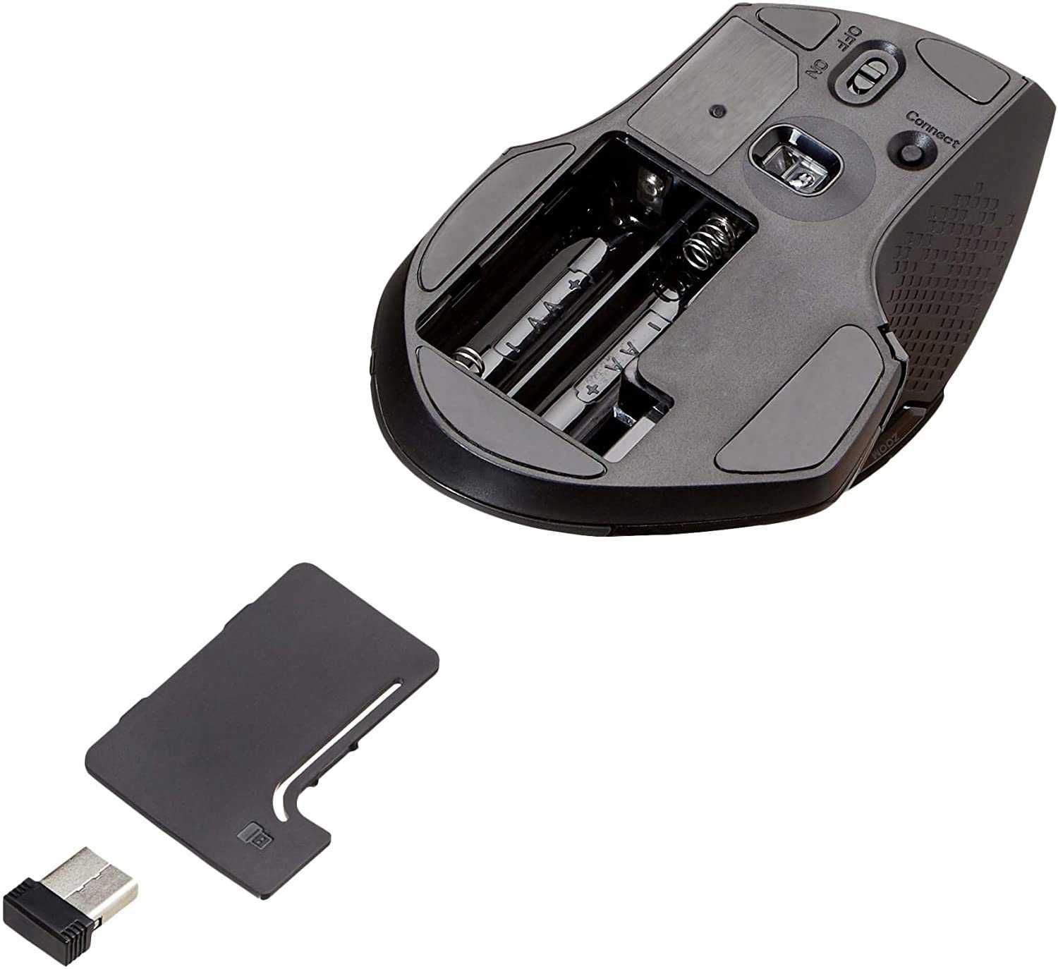 Amazon Basics GP9-BK mysz bezprzewodowa 2,4GHz PC