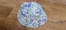Kapelusz bucket hat biały w kwiaty