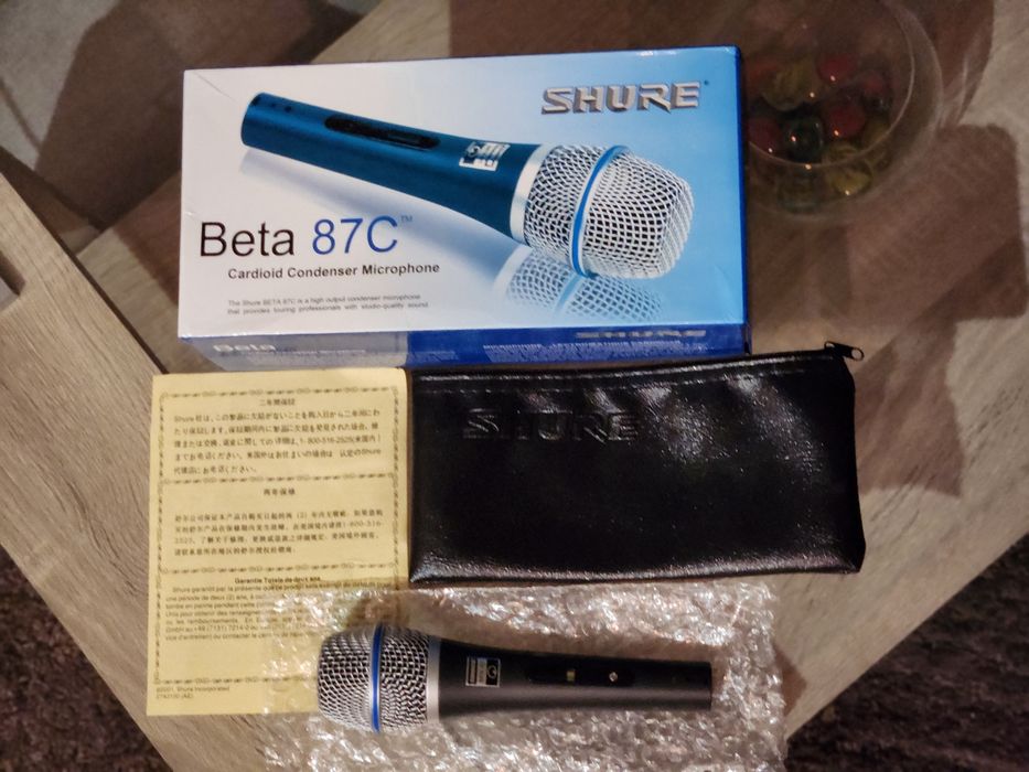Shure beta 87  микрофон