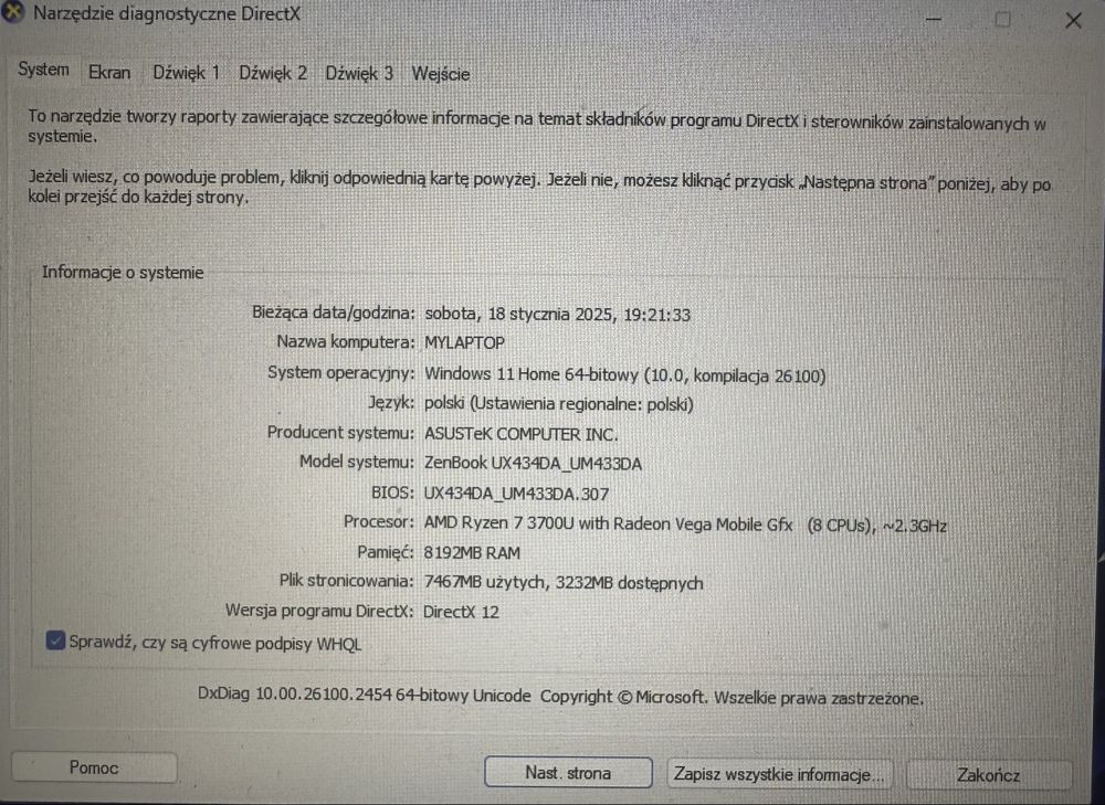 Laptop ASUS ZenBook 14