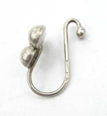 Unikalne stare srebrne kolczyki klipsy IMAGO ARTIS