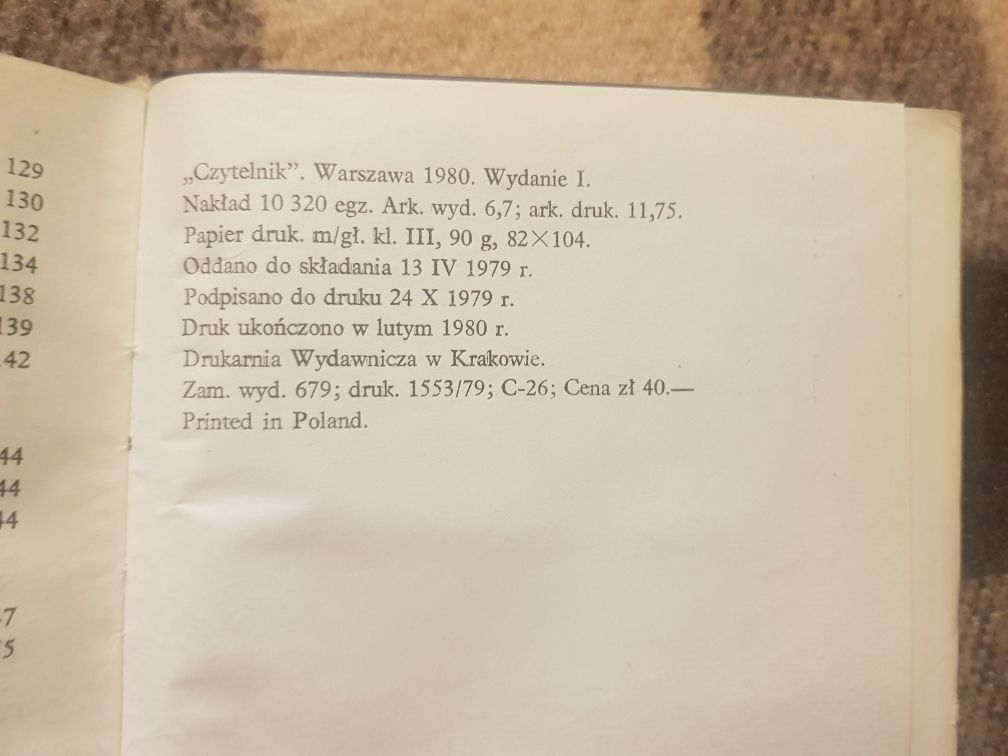 W.Gomulicki Pod znakiem Syreny Poezje warszawskie Czytelnik 1980