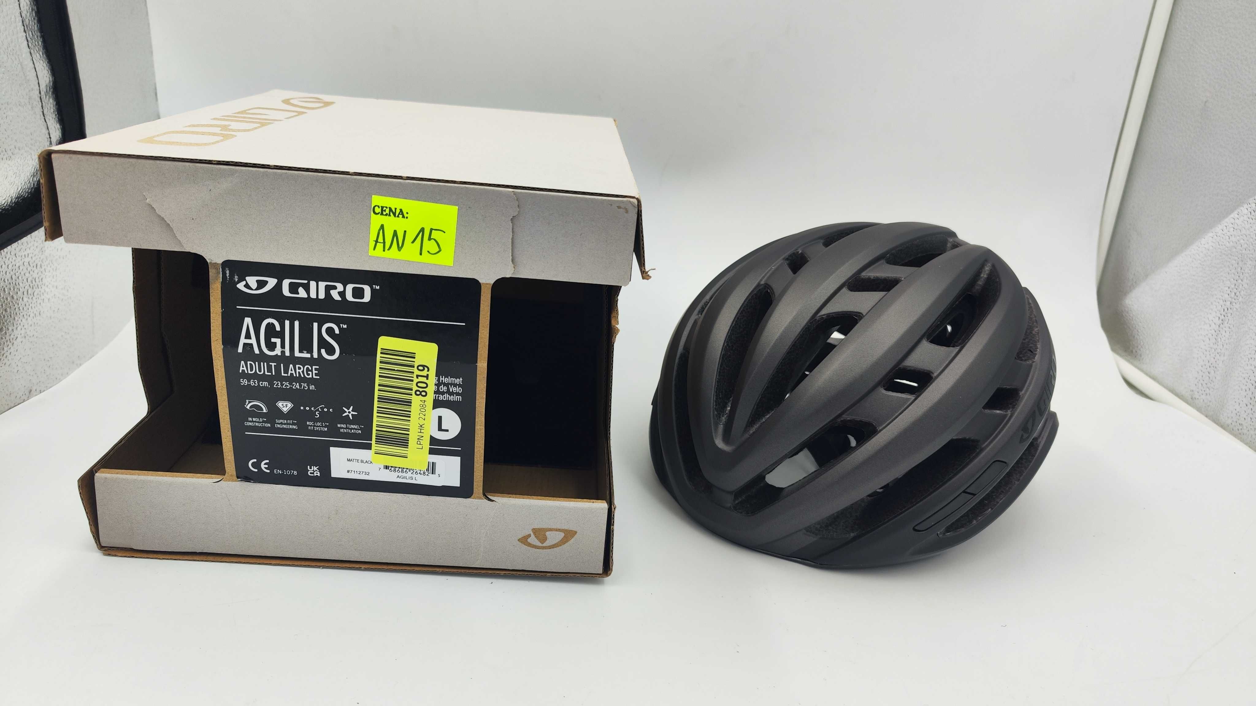 Kask rowerowy Giro Agilis r. L 59-63cm (AN15)