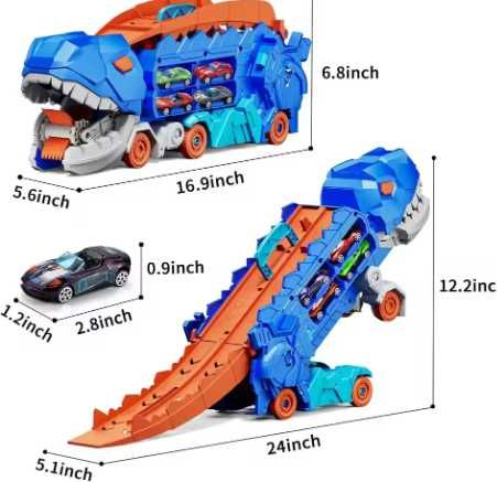 Dinozaur Transporter Truck Toys Składany tor zabawka dla dziecka