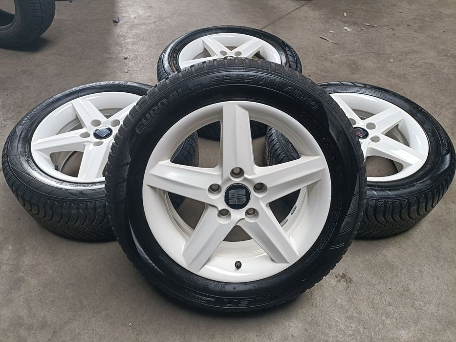 Kola całoroczne Alufelgi Seat 16 cali 5x112 Leon Toledo Ateca Alteca