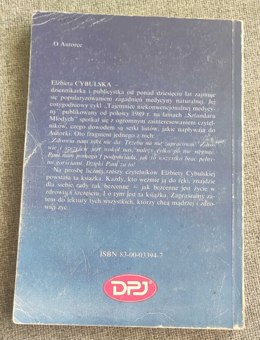 Tajemnice niekonwencjonalnej medycyny Elżbieta Cybulska