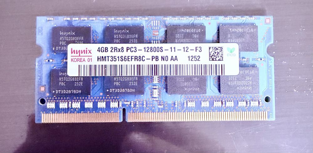 Hynix 4GB DDR3 1600MHz PC3-12800S – sprawna kość RAM