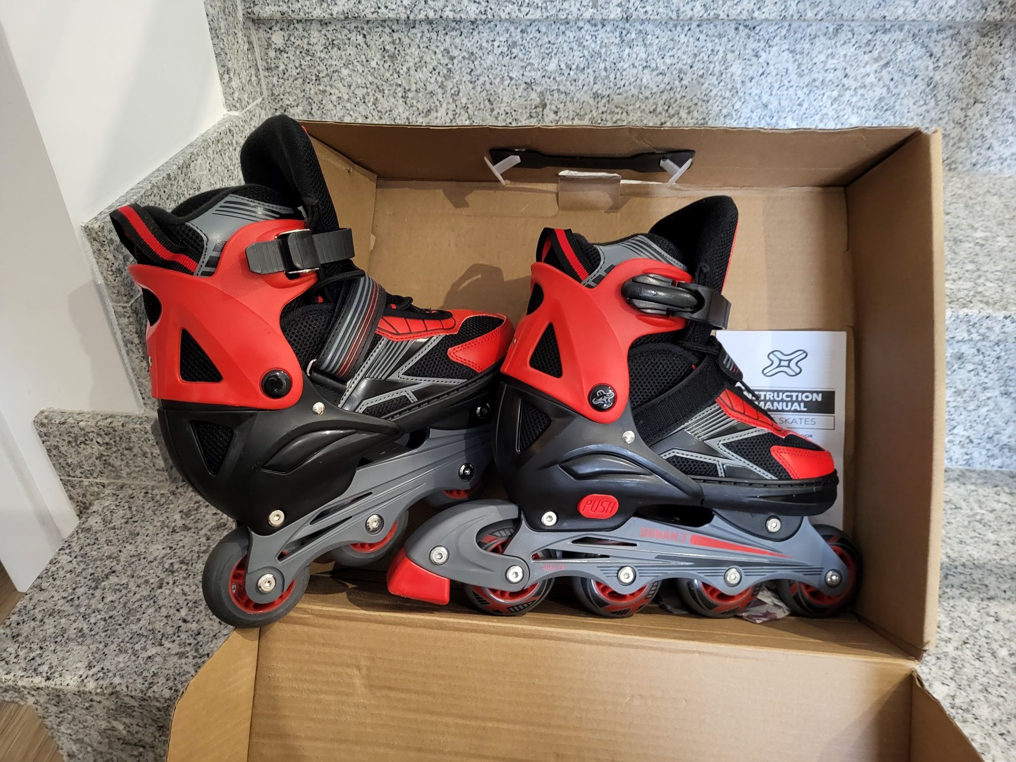 Patins em linha 4 rodas