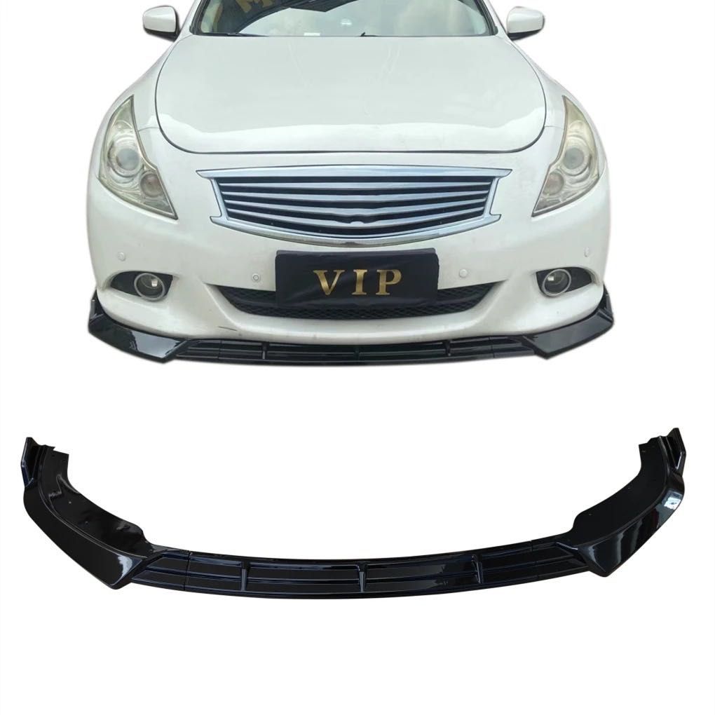 Губа на передний бампер сплитер Infiniti G37 накладка на бампер инфини