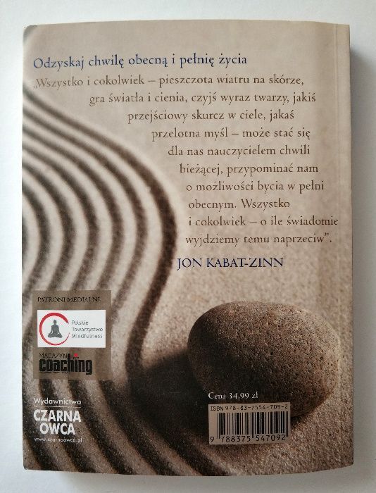 PRAKTYKA UWAŻNOŚCI dla początkujących, Jon Kabat-Zinn, plus płyta CD