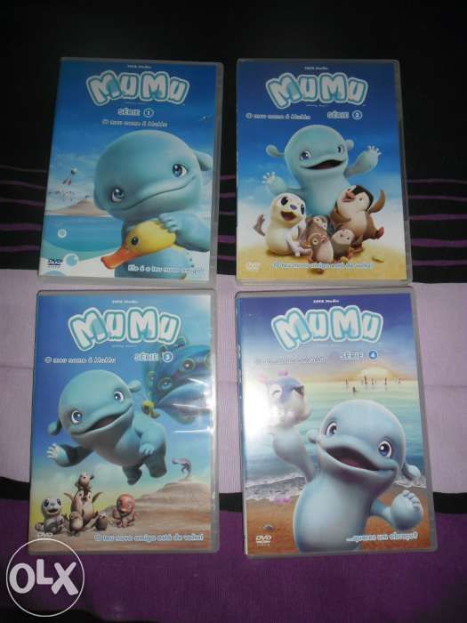 4 Dvds novos portes incluidos