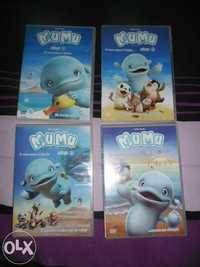 4 Dvds novos portes incluidos