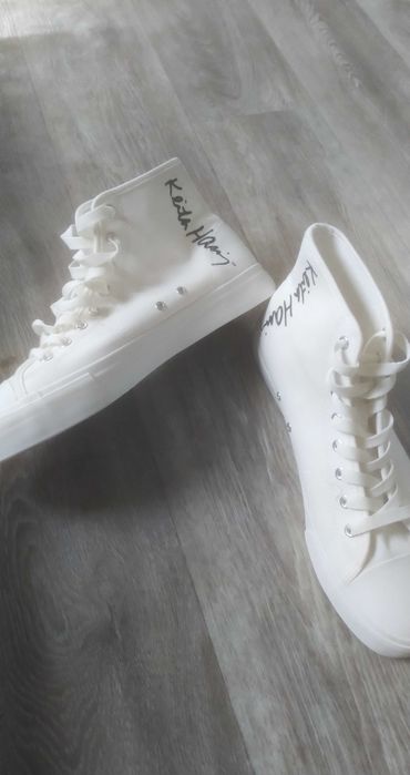 H&M Keith Haring р.45 кеды мужские типа Converse