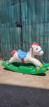 Cavalo baloiço com rodas Feber