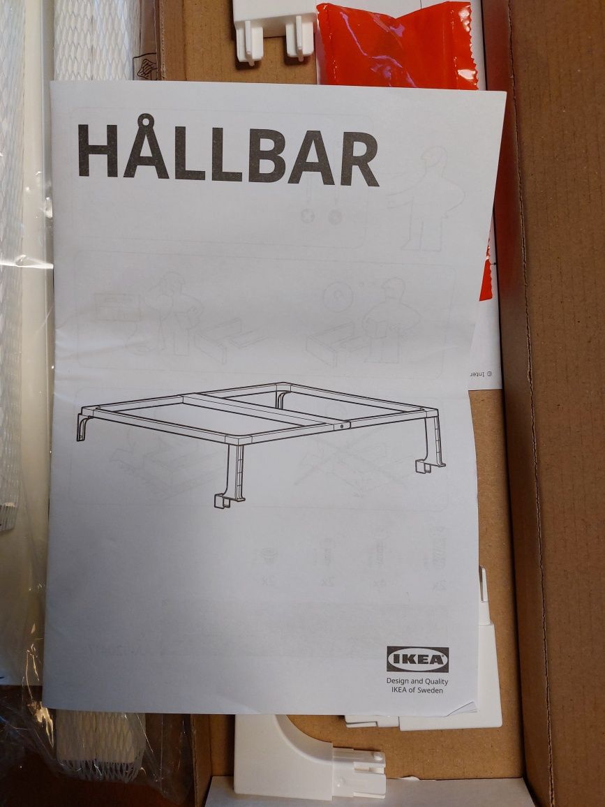 HALLBAR-Rama do systemu sortowania IKEA  na 4 kosze