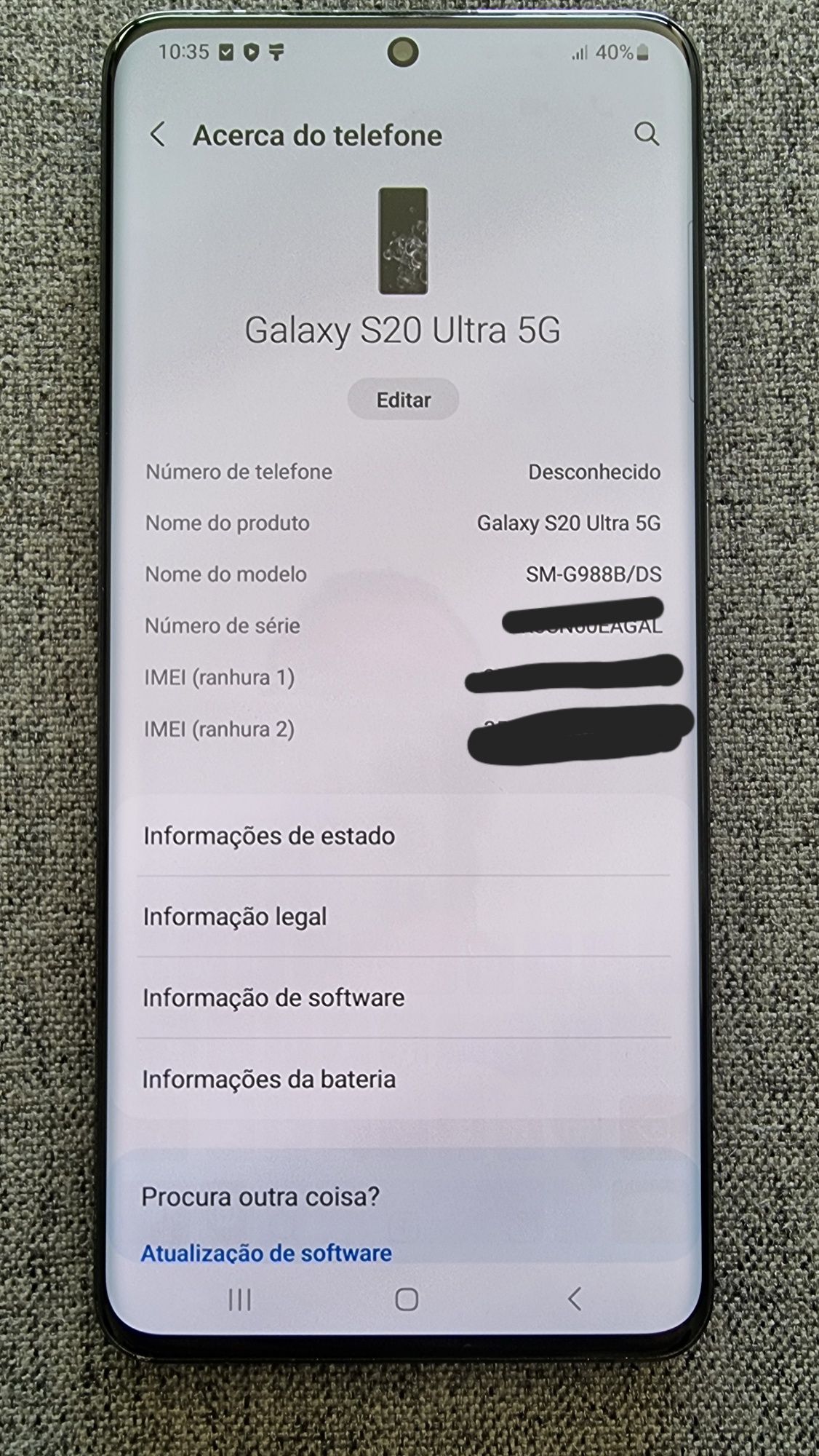 Samsung S20 5G Ultra