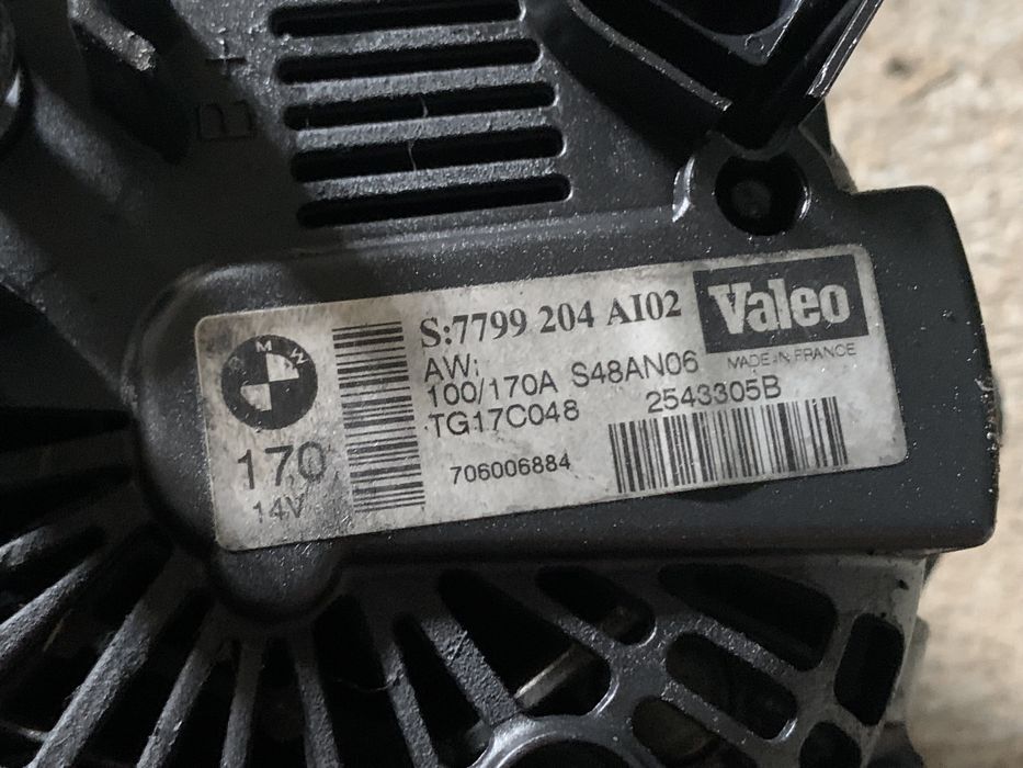 Alternator bmw e60 e61 530d 231 konie wysylka pobranie gwarancja