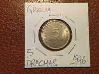 699 Moeda de 5 dracmas de 1976 - Grécia