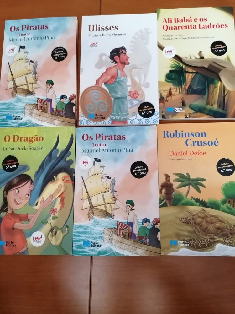 Livros plano de leitura 6 ano