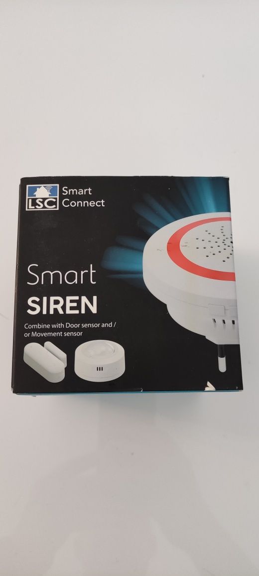 Syrena alarmowa WEWNĘTRZNA zabezpieczenie WIFI Smart Connect