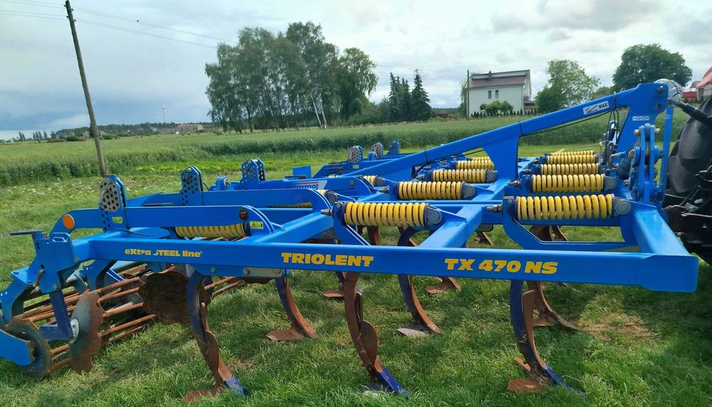 agregat bezorkowy, pług dłutowy, głębosz, Triolent Farmet TX 470 NS