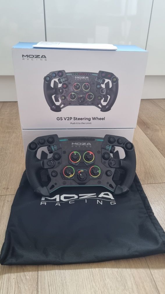 Moza GS V2P Steering Wheel JAK NOWA gwarancja simracing g