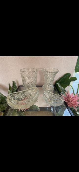 Krysztaly PRL stan WITRYNOWY