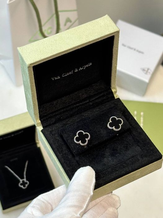 Сережки серьги ван клиф vca van cleef