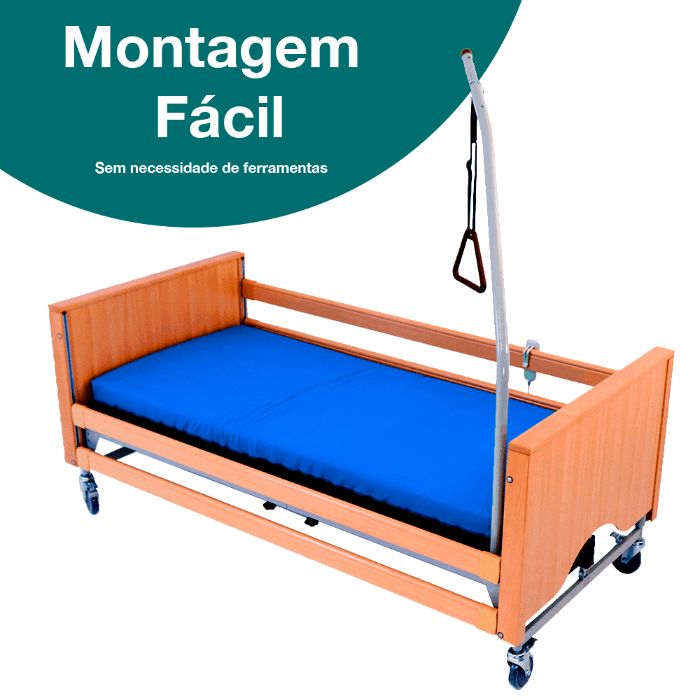 Cama Articulada Elétrica de Decúbito Hospitalar DELTA-5F-R