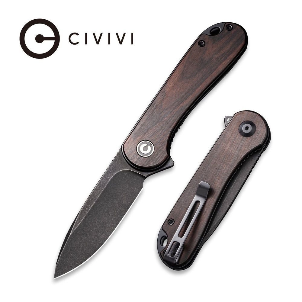 CIVIVI Elementum C907W Нож-флиппер с деревянной ручкой / лезвие D2