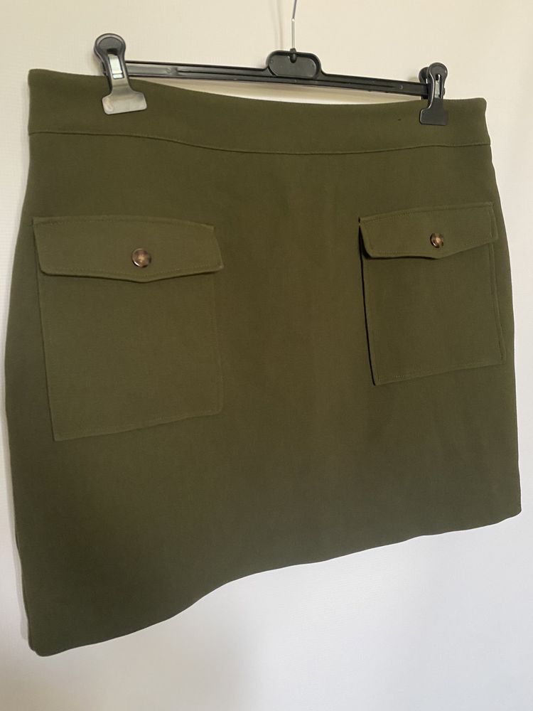 Spódnica khaki Dunnes rozmiar XXXL