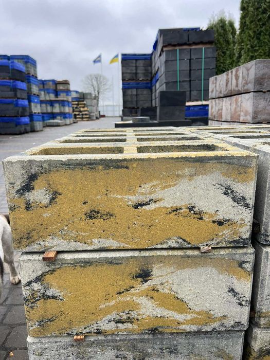 Блоки для огорожі; 50*20*20; Гладкі блоки;Сезонний РОЗПРОДАЖ