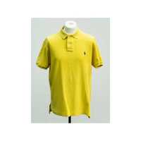 Polo by Ralph Lauren zółta koszulka polo roz. XL bawełna frotte